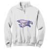 NuBlend ® 1/4 Zip Cadet Collar Sweatshirt Thumbnail