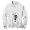 NuBlend ® 1/4 Zip Cadet Collar Sweatshirt Thumbnail