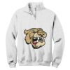 NuBlend ® 1/4 Zip Cadet Collar Sweatshirt Thumbnail