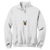 NuBlend ® 1/4 Zip Cadet Collar Sweatshirt Thumbnail