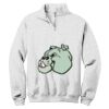NuBlend ® 1/4 Zip Cadet Collar Sweatshirt Thumbnail