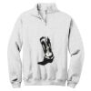 NuBlend ® 1/4 Zip Cadet Collar Sweatshirt Thumbnail