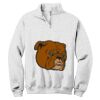 NuBlend ® 1/4 Zip Cadet Collar Sweatshirt Thumbnail