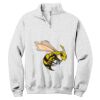 NuBlend ® 1/4 Zip Cadet Collar Sweatshirt Thumbnail