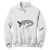 NuBlend ® 1/4 Zip Cadet Collar Sweatshirt Thumbnail