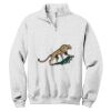 NuBlend ® 1/4 Zip Cadet Collar Sweatshirt Thumbnail