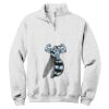 NuBlend ® 1/4 Zip Cadet Collar Sweatshirt Thumbnail