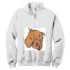 NuBlend ® 1/4 Zip Cadet Collar Sweatshirt Thumbnail