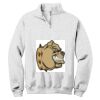 NuBlend ® 1/4 Zip Cadet Collar Sweatshirt Thumbnail