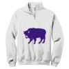 NuBlend ® 1/4 Zip Cadet Collar Sweatshirt Thumbnail