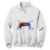 NuBlend ® 1/4 Zip Cadet Collar Sweatshirt Thumbnail