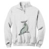 NuBlend ® 1/4 Zip Cadet Collar Sweatshirt Thumbnail