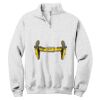 NuBlend ® 1/4 Zip Cadet Collar Sweatshirt Thumbnail