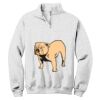 NuBlend ® 1/4 Zip Cadet Collar Sweatshirt Thumbnail