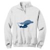 NuBlend ® 1/4 Zip Cadet Collar Sweatshirt Thumbnail