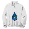 NuBlend ® 1/4 Zip Cadet Collar Sweatshirt Thumbnail