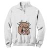 NuBlend ® 1/4 Zip Cadet Collar Sweatshirt Thumbnail
