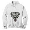 NuBlend ® 1/4 Zip Cadet Collar Sweatshirt Thumbnail