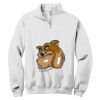 NuBlend ® 1/4 Zip Cadet Collar Sweatshirt Thumbnail