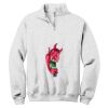 NuBlend ® 1/4 Zip Cadet Collar Sweatshirt Thumbnail