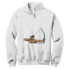 NuBlend ® 1/4 Zip Cadet Collar Sweatshirt Thumbnail