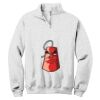 NuBlend ® 1/4 Zip Cadet Collar Sweatshirt Thumbnail