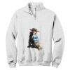NuBlend ® 1/4 Zip Cadet Collar Sweatshirt Thumbnail