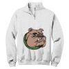 NuBlend ® 1/4 Zip Cadet Collar Sweatshirt Thumbnail