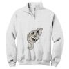 NuBlend ® 1/4 Zip Cadet Collar Sweatshirt Thumbnail