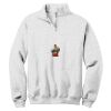 NuBlend ® 1/4 Zip Cadet Collar Sweatshirt Thumbnail