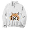 NuBlend ® 1/4 Zip Cadet Collar Sweatshirt Thumbnail