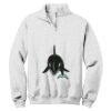 NuBlend ® 1/4 Zip Cadet Collar Sweatshirt Thumbnail