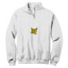 NuBlend ® 1/4 Zip Cadet Collar Sweatshirt Thumbnail