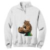 NuBlend ® 1/4 Zip Cadet Collar Sweatshirt Thumbnail