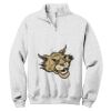 NuBlend ® 1/4 Zip Cadet Collar Sweatshirt Thumbnail