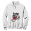 NuBlend ® 1/4 Zip Cadet Collar Sweatshirt Thumbnail