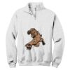 NuBlend ® 1/4 Zip Cadet Collar Sweatshirt Thumbnail