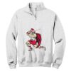 NuBlend ® 1/4 Zip Cadet Collar Sweatshirt Thumbnail