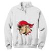 NuBlend ® 1/4 Zip Cadet Collar Sweatshirt Thumbnail