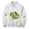 NuBlend ® 1/4 Zip Cadet Collar Sweatshirt Thumbnail