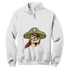 NuBlend ® 1/4 Zip Cadet Collar Sweatshirt Thumbnail