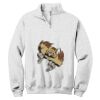 NuBlend ® 1/4 Zip Cadet Collar Sweatshirt Thumbnail