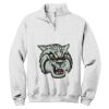 NuBlend ® 1/4 Zip Cadet Collar Sweatshirt Thumbnail