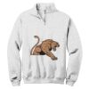 NuBlend ® 1/4 Zip Cadet Collar Sweatshirt Thumbnail