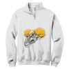 NuBlend ® 1/4 Zip Cadet Collar Sweatshirt Thumbnail