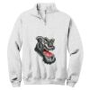 NuBlend ® 1/4 Zip Cadet Collar Sweatshirt Thumbnail