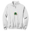 NuBlend ® 1/4 Zip Cadet Collar Sweatshirt Thumbnail