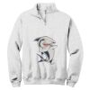 NuBlend ® 1/4 Zip Cadet Collar Sweatshirt Thumbnail
