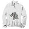 NuBlend ® 1/4 Zip Cadet Collar Sweatshirt Thumbnail