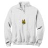 NuBlend ® 1/4 Zip Cadet Collar Sweatshirt Thumbnail